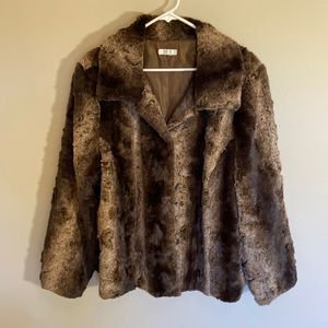 Erin London faux fur jacket